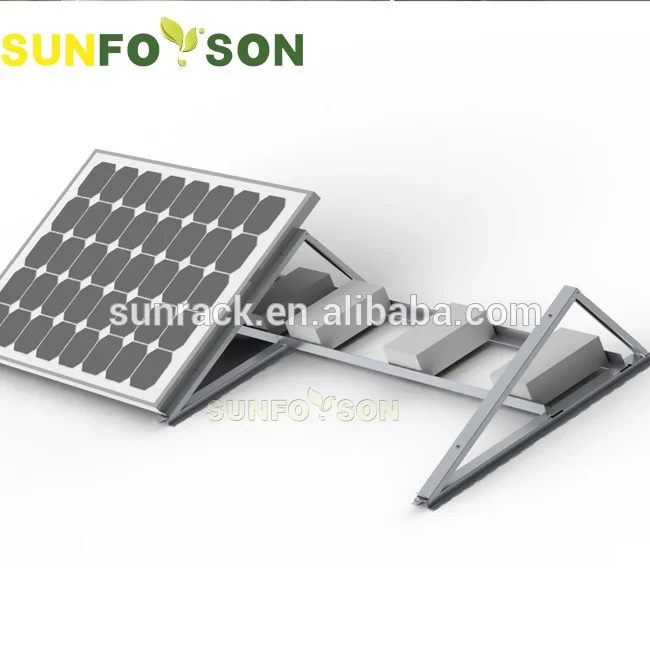 Support de montage r/églable pour panneau solaire