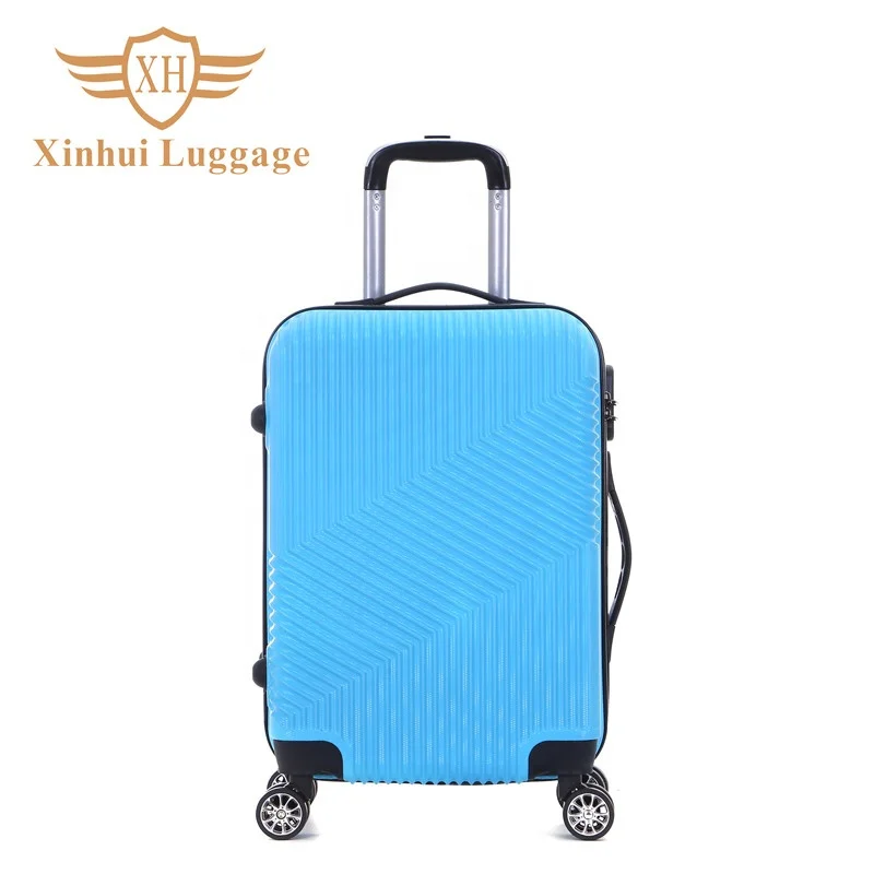 sky blue trolley bag