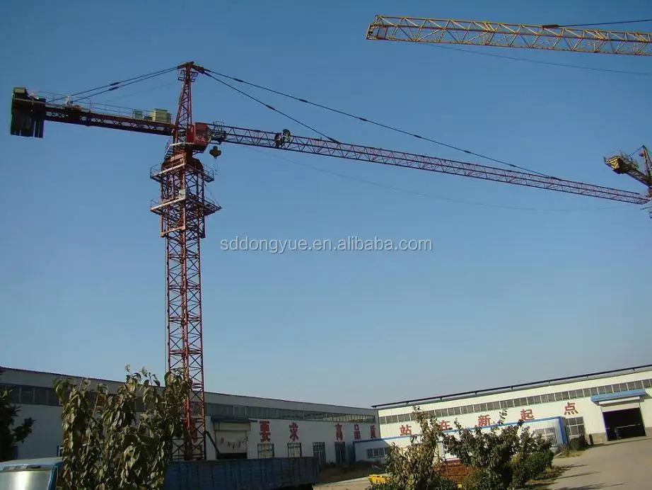 Best price easy maintenance flat top tower crane