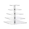 ACSH-007 acrylic cupcake display stand,5 Tier Tubes Cup Cake Stand