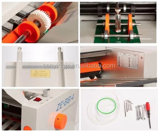 Ze8b/4 Automatic Bending Map Paper Folder Machine Leaflet Paper