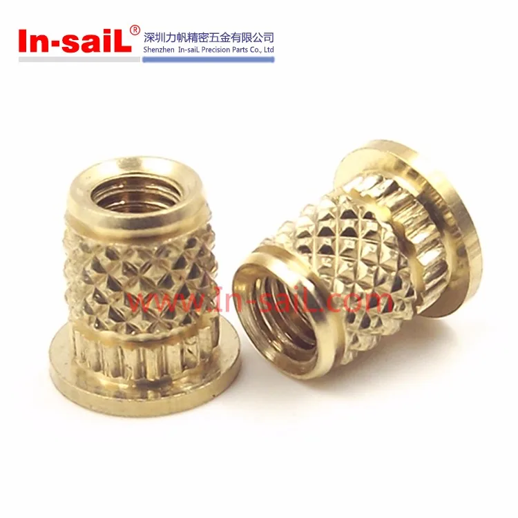Insail Bt Rohs M6 Plastic Insert Nuts For Insert Molding Manufacturer