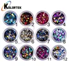 Polyester loose chunky glitter powder bulk special shape cosmetic glitter price