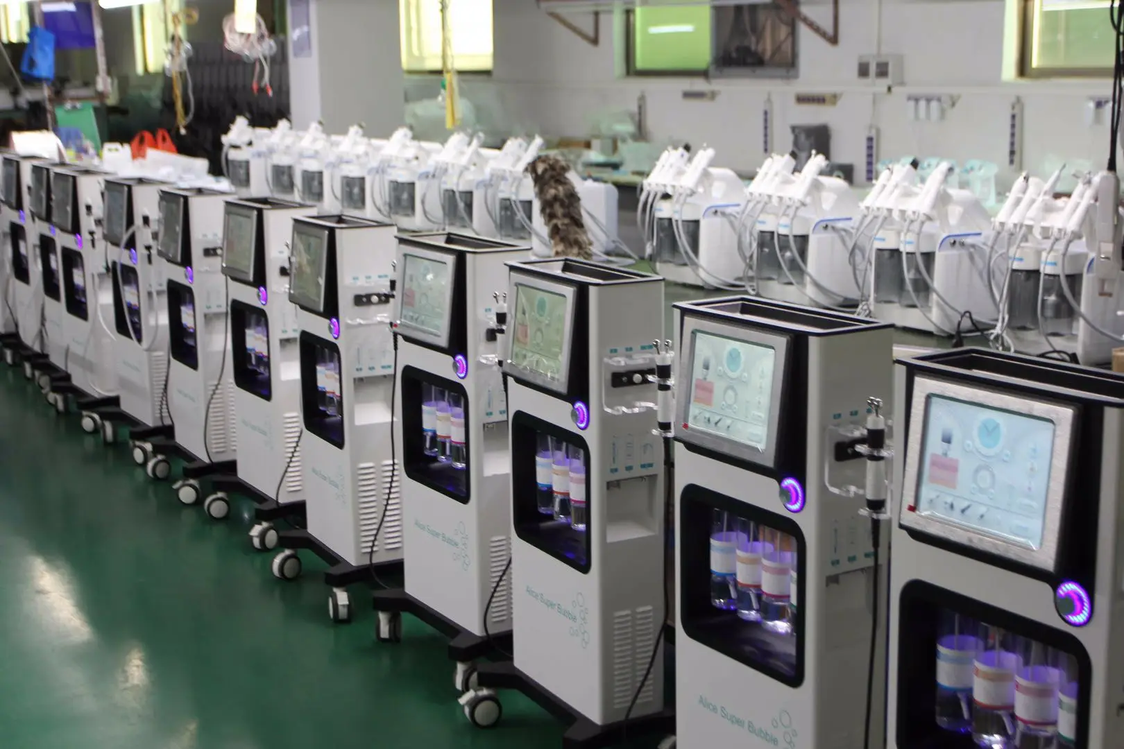 alice bubble oxygen infusion machine co2 bubble facial 7 in 1 face skin care solution