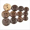 Eco-friendly natural coconut shell 2 holes sewing button maker