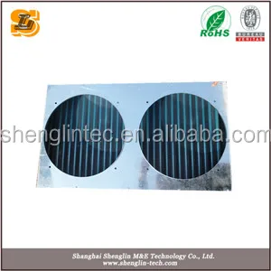 9 52mm Aluminum Tube Aluminum Fin Sea Water Fireplace Heat