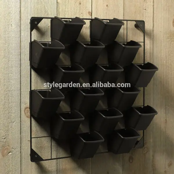 Plastic Hanging Green Living Vertical Wall Mounted Flower 