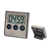 digital stainless steel case timer aluminium timer kitchen timer with magnet ET853
