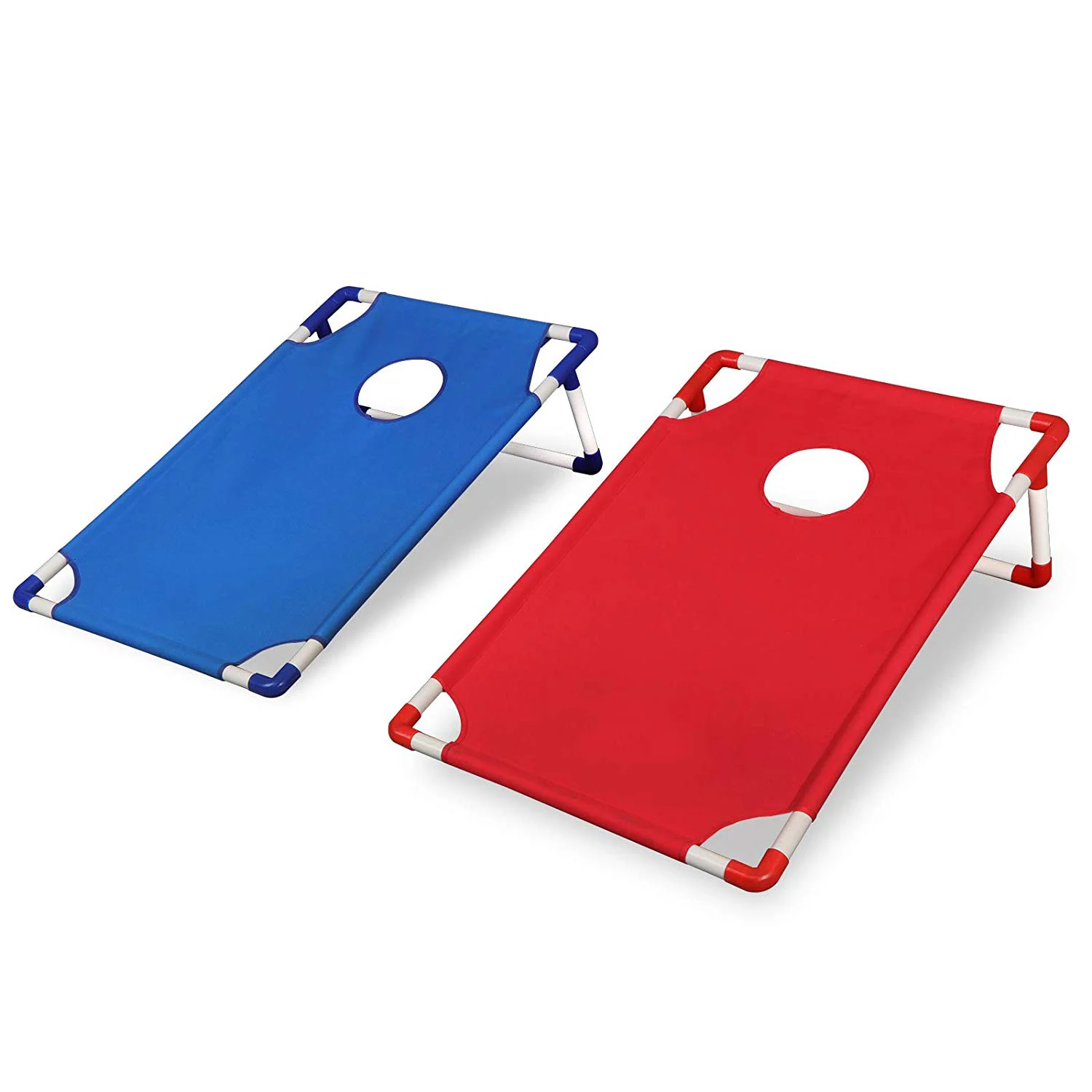 Pvc Frame Collapsible Portable Corn Hole Game Boards With 8 Corn Hole