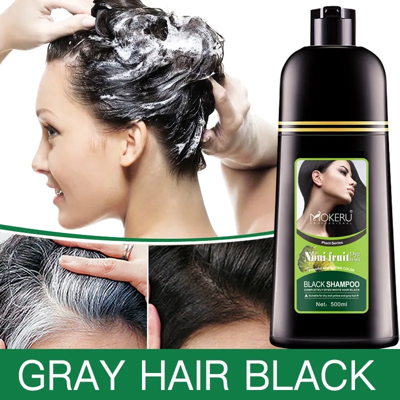 Professional Noni Black Hair Magic Shampoo No Side Effect Hair Shampoo