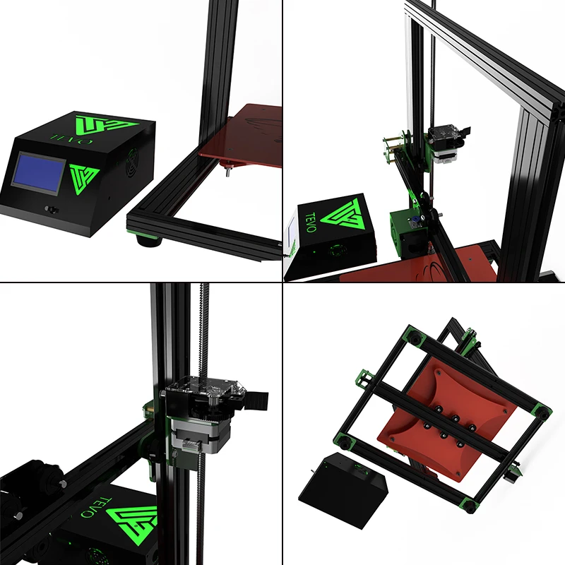 2017 TEVO Tornado 3D Printer Fully Assembled 3D Printer Full Aluminum Frame Large Printing with Titan extruder Impresora 3D