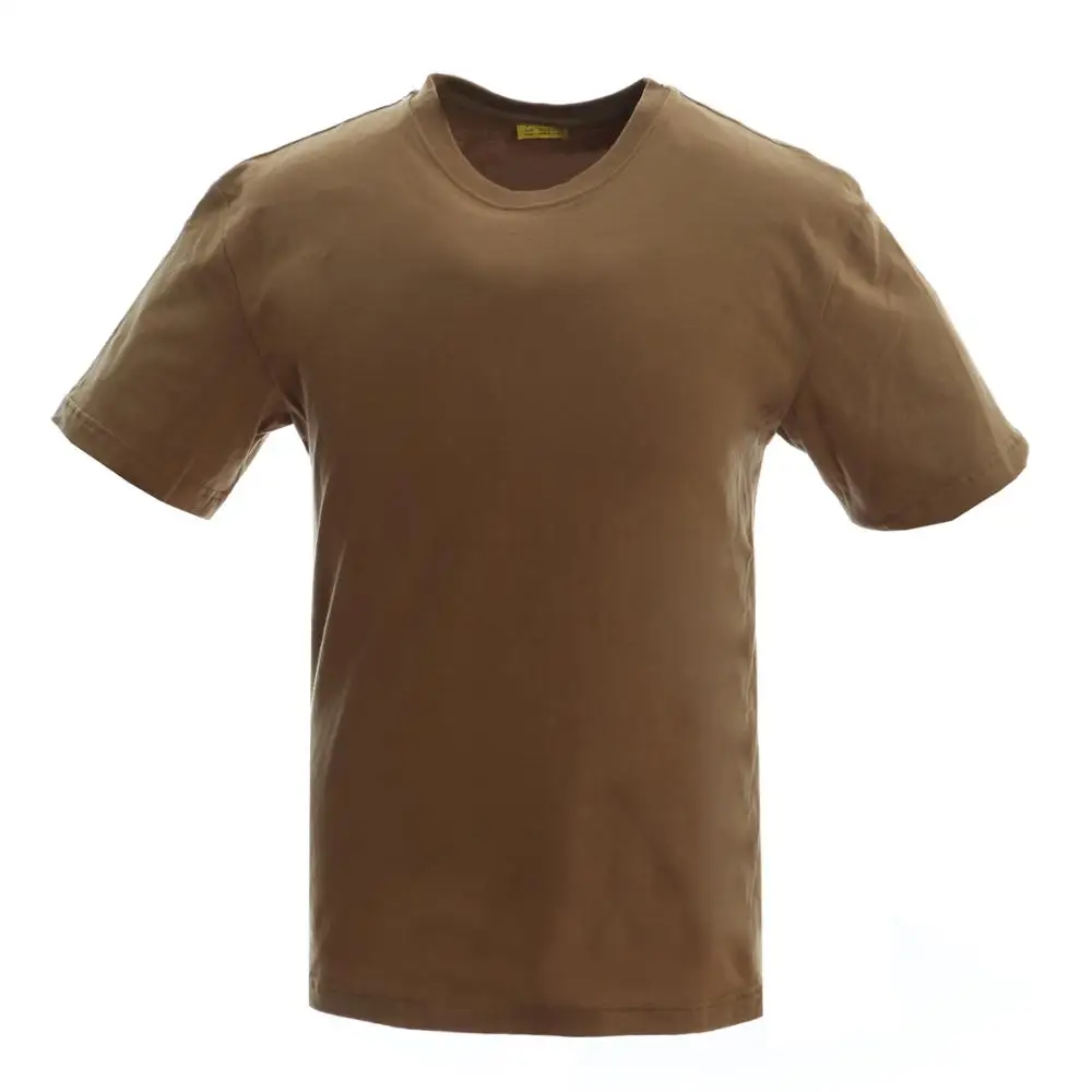 Cheap 100% Cotton Khaki Men's T Shirt Wholesale Camo T Shirts