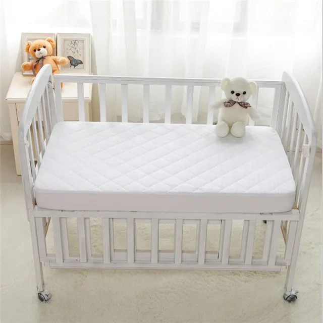 Newborn Cot Fitted Bed Pad Sheet Baby Waterproof Crib Bamboo Terry Mattress Protector Buy Crib