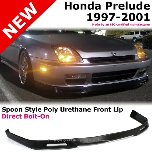 Honda Prelude BB6 97-01 JDM Spoon Style Poly Urethane Front Bumper Lip Spoiler