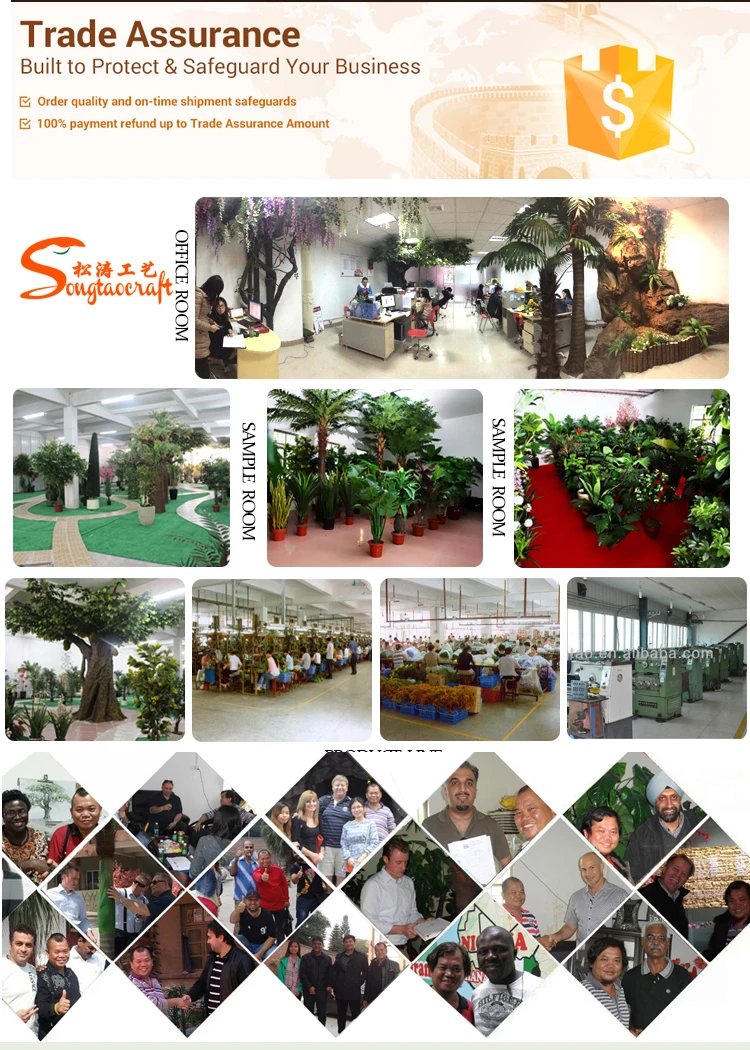 Large outdoor artificial decorative tree branches cheap fake big trees factory sale artificial tree