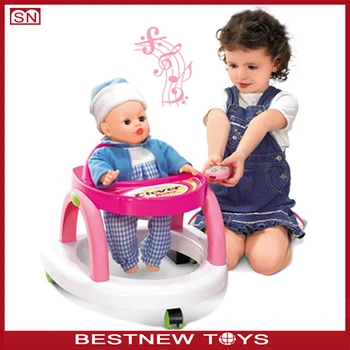 baby doll walker with remote