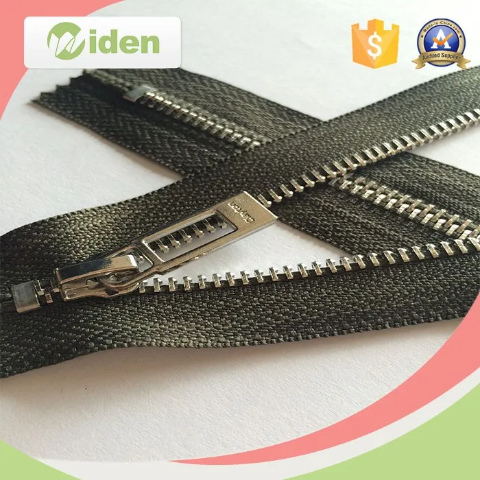 Paint Metal Coil Zipper Satin Tape Zipper for Garment Accessories