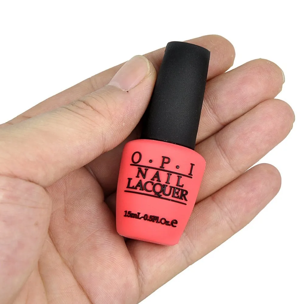 16GB USB 2.0 Flash Drive Unique Nail Polish Bottle Shaped Memory Stick Rose - ANKUX.COM