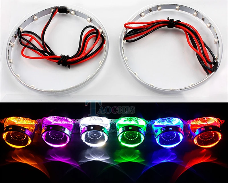 Demon Eye Led Light Devil Eyes For 3 2.5 Inch Car Head Light Projector