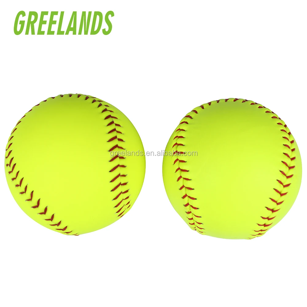 Pu Pvc Leather Material Softball Baseball With Customized Logo ...