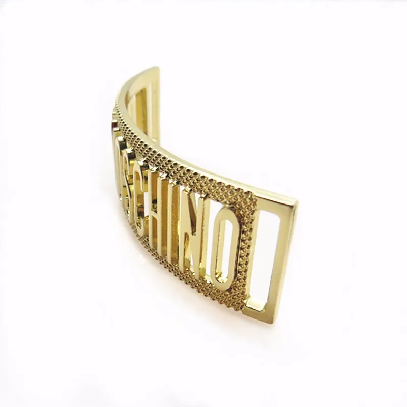 Wholesale Custom Metal Name Logo Plate Shoelace Tags Dubraes Lace Locks