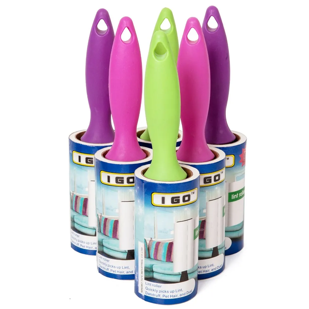 Sticky Industrial Lint Remove Roller With Color Handle Buy Lint
