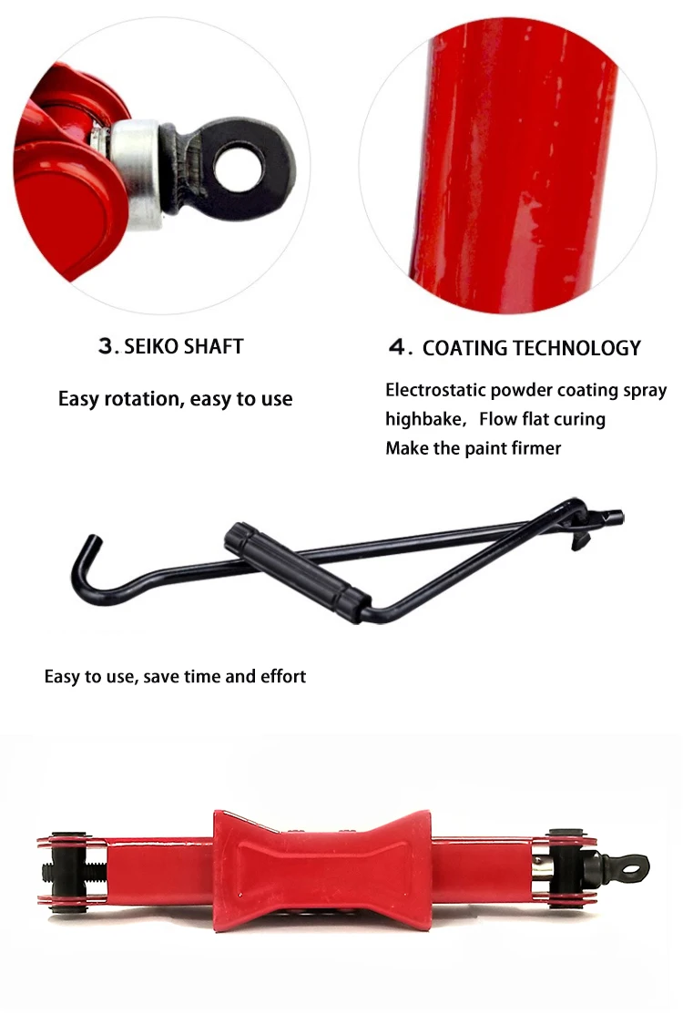 Whole Car Big Red 1.5Ton Double Scieeor Jack