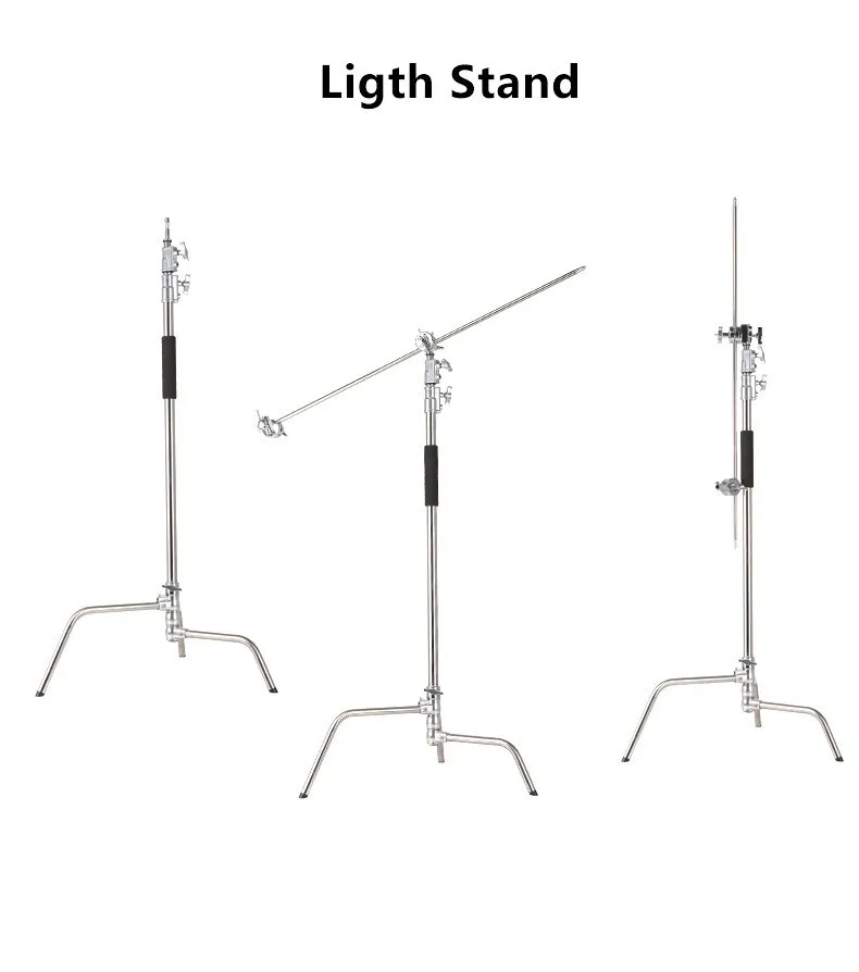 20kg Load 3.2m Studio Steel C Stand Kit F Reflector Background Backdrop