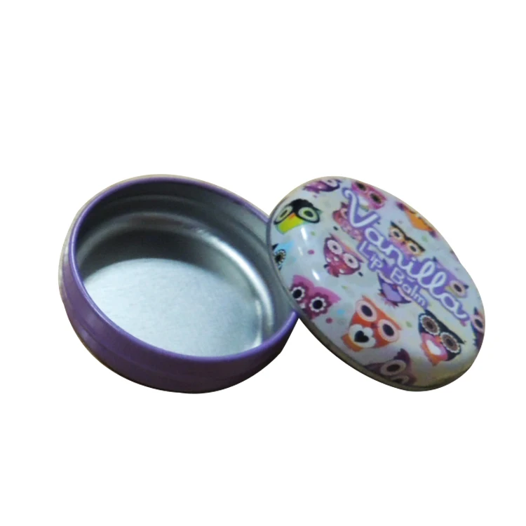 Custom Round Lip Balm Container/metal Tin Box/lip Balm Tins Buy Custom Round Lip Balm