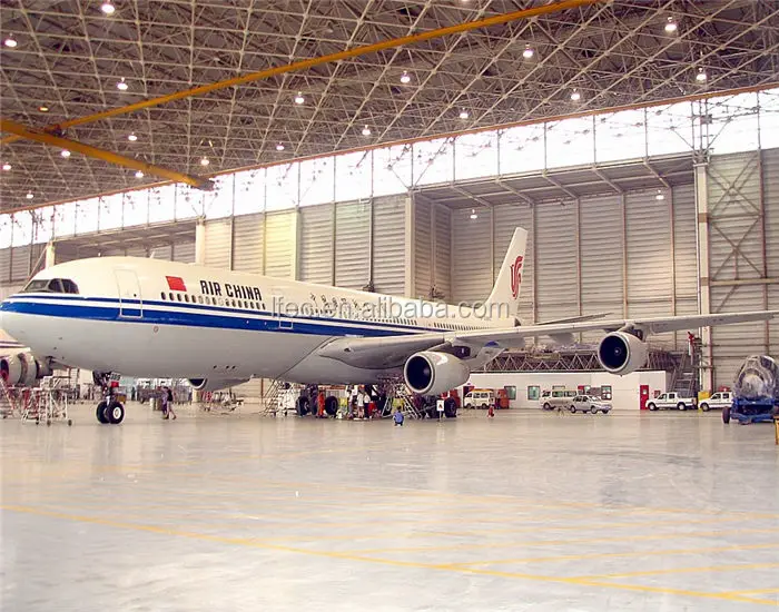 high standard prefabricated airplane aircraft hangar