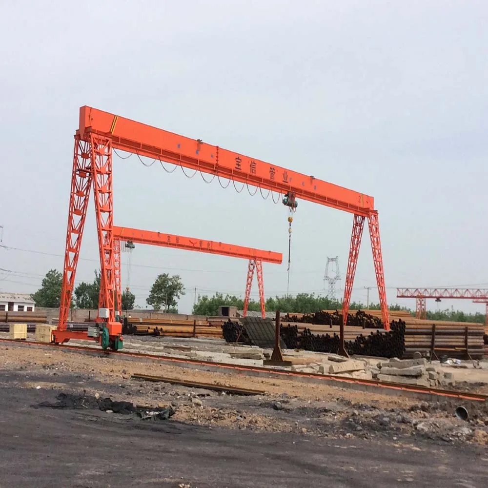 
Outside electric hoist single girder gantry crane 