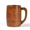 Hand-feel Smoothly Creative Wooden Cup Simplicity Generosity Wood Mug Beer Milk Coffee Drink Cup Wedding Gift