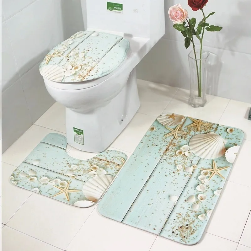 Fancy Best Quality Decorative Toilet Seat Mat Microfiber