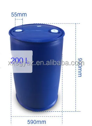 200 Litre Blue Plastic Drum - Buy 200 Liter Plastic Drum 