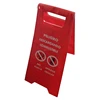 Customized Red Yellow Caution Wet Floor Sign/plastic Warning Sign Wholesale