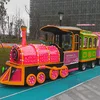 Amusement Park Electric Trackless Train electric train model Customize Color,electric trains for adults