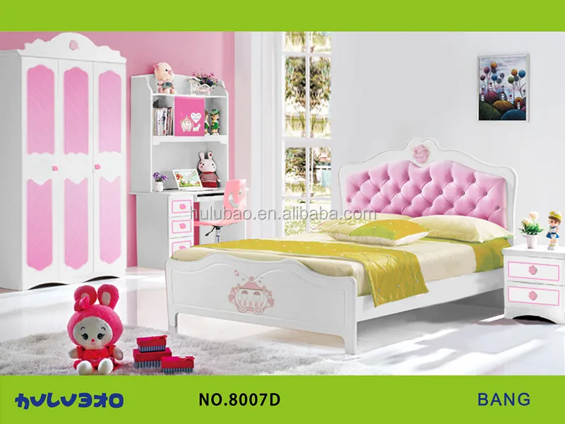 E1 Standard Mdf Wooden Children Furniture Pink And White Mdf Comfortable Children Bedroom For Little Girl Buy Children Furniture Mdf Children