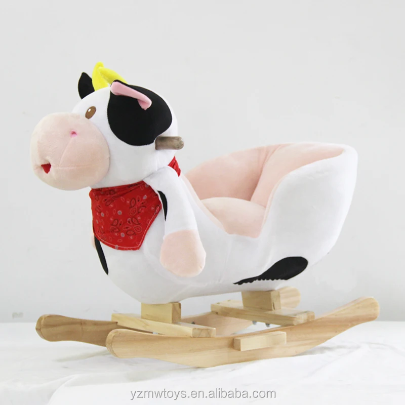 plush rocking cow