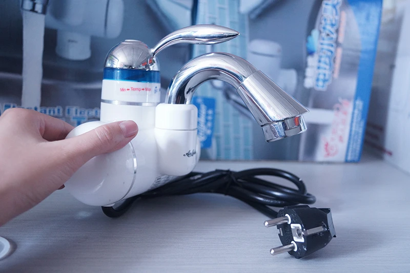 Instant Water Tap Electric Outdoor Hot Cold Water Faucet View