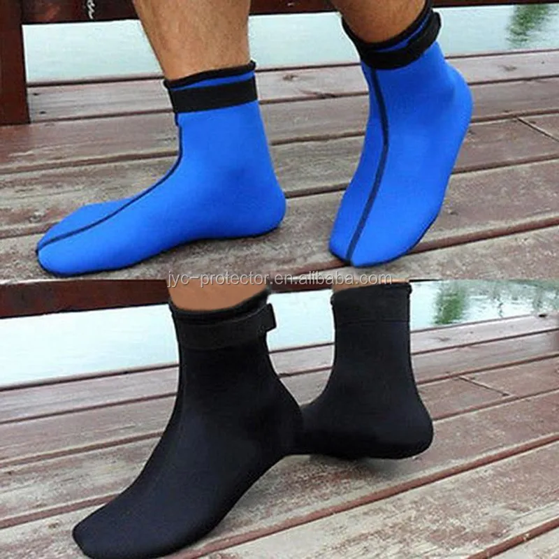 1 Paire Coloré Swim Chaussures Unisexe Antiglisse Chaussettes Plage pas absorber l'eau 