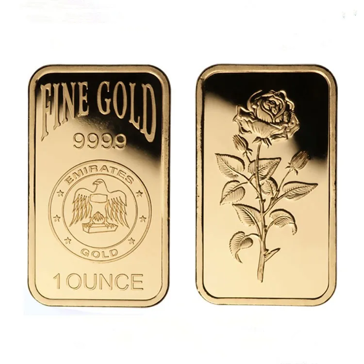 1oz Tungsten Filled Gold Bars 24k Pure With Thick Gold Plated Buy