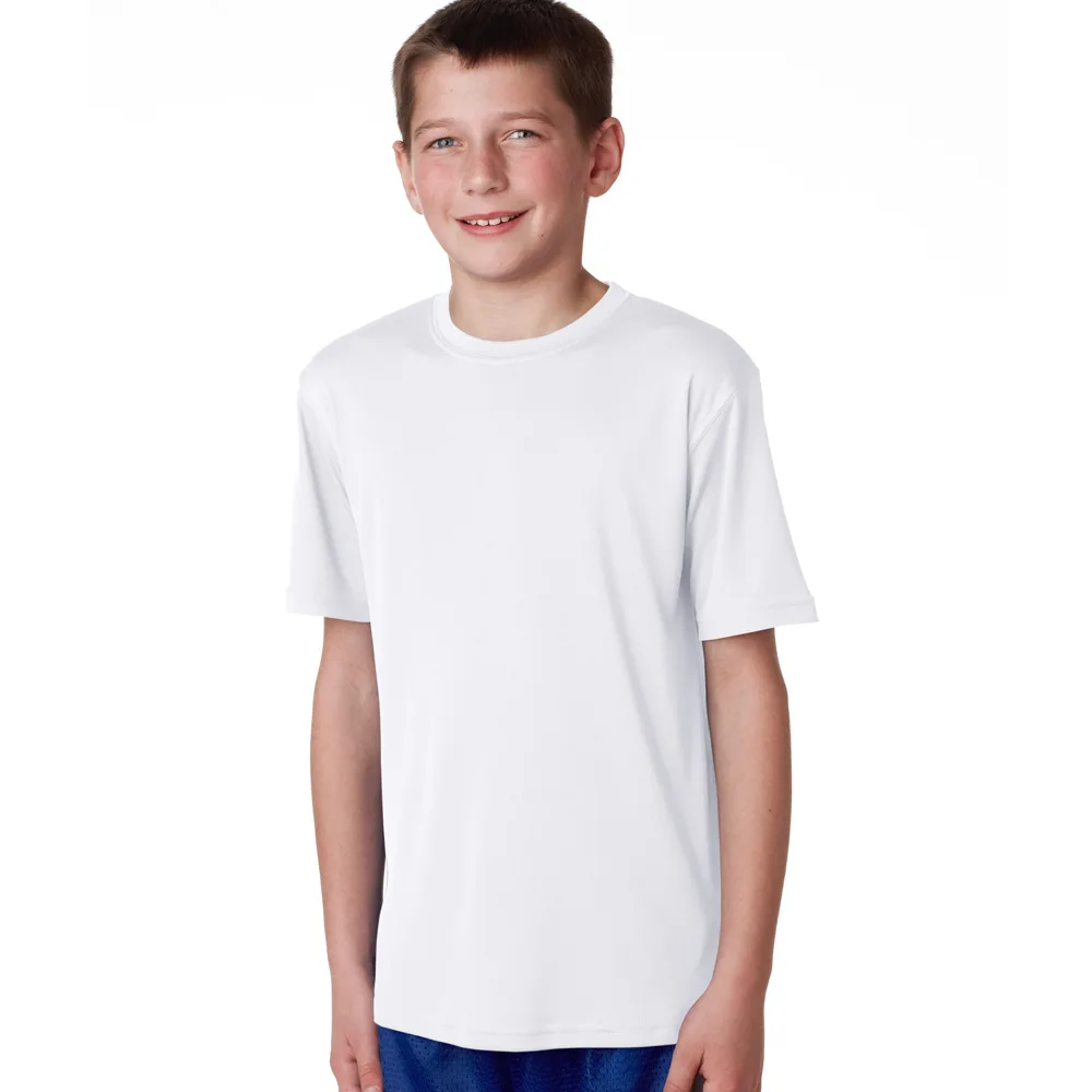 Byval Wholesale Kids Blank Plain Short Sleeve Cotton White T-shirt ...