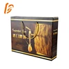 guangzhou factory beer/wine corrugated paper gift box with rope