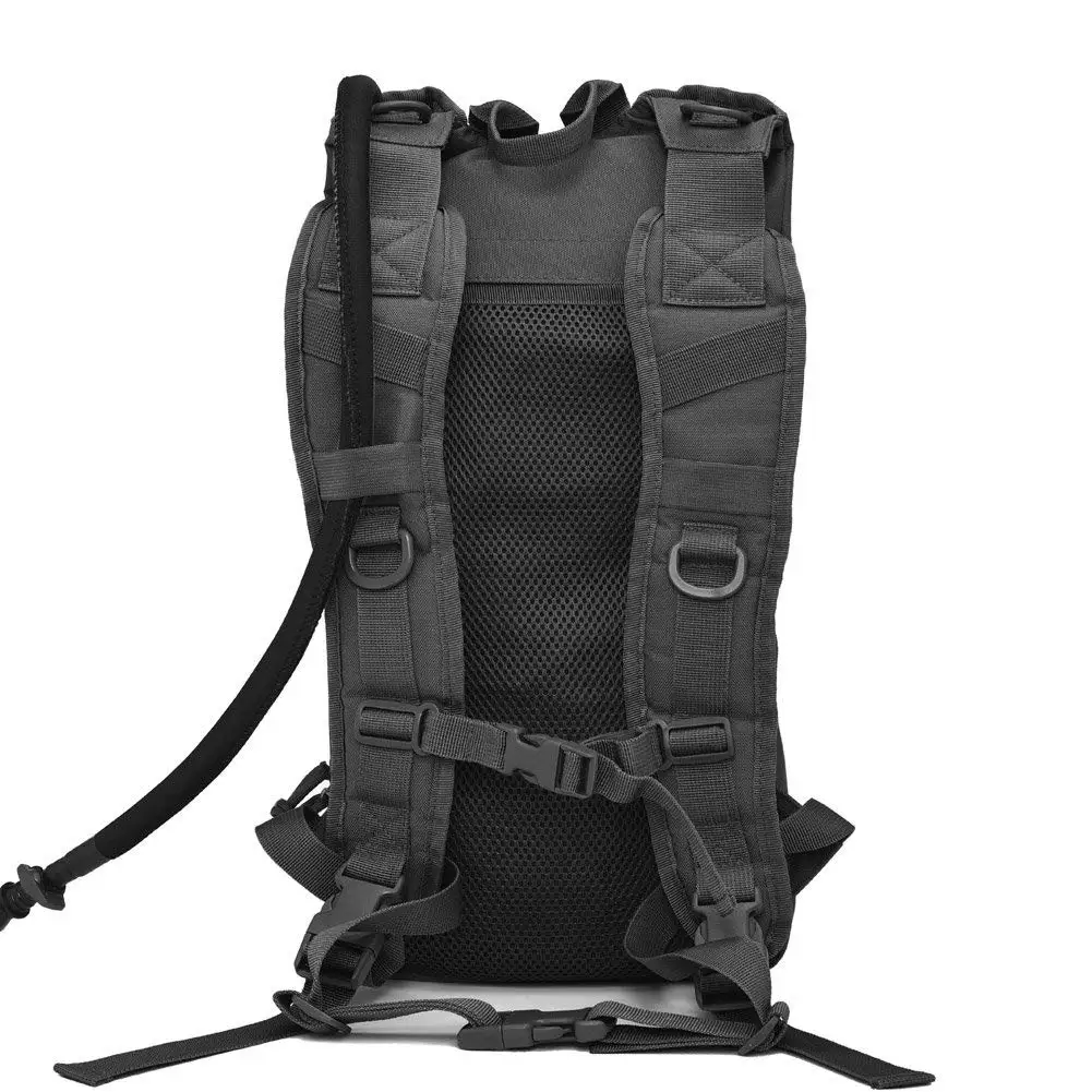 Heavy Duty Tactical Hydration Pack With 2l Bladder Waterproof Polyester