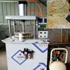 Hot selling small scale spring roll skin forming shaping making machine