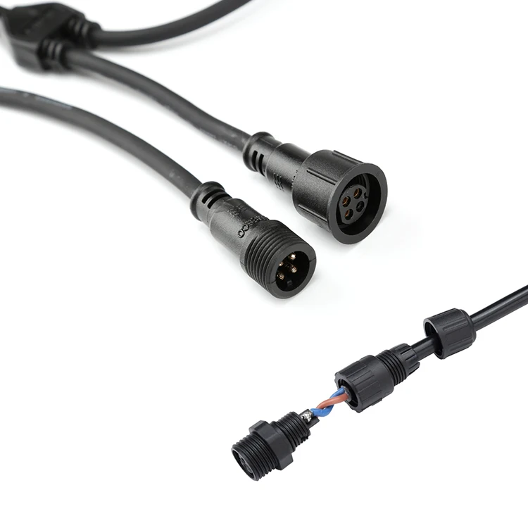 4 Pins Y Type Waterproof Connector 1 To 3 1 To 4 Cable Splitter.jpg