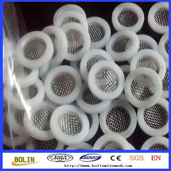 Rubber/plastic Bound Stainless Steel 50 Mesh 60 Mesh Washer Hose Filter