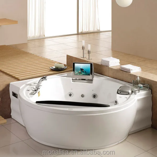 2018 Hot Sales Corner Massage Jet Whirlpool Bathtub M 2027 Double