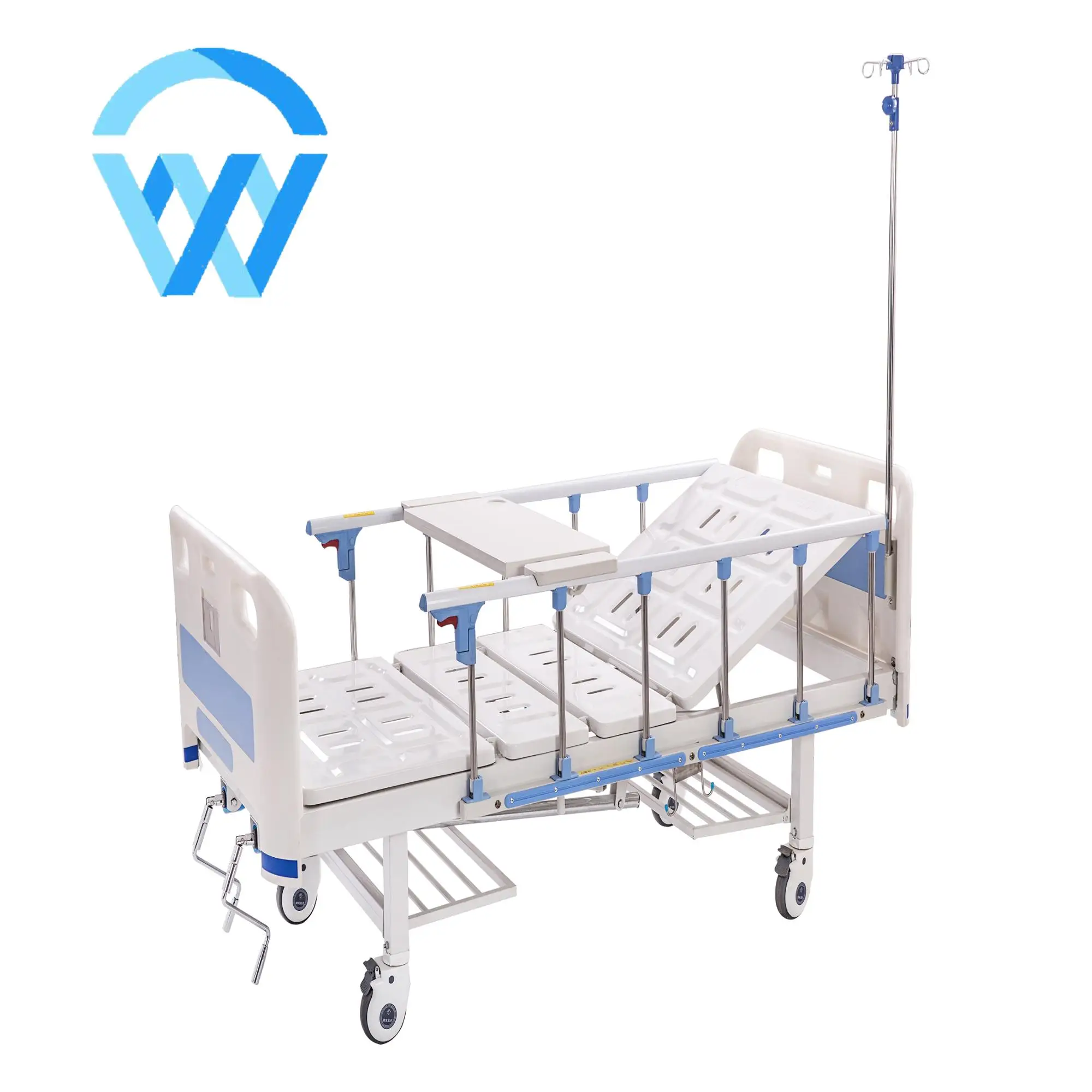 ABS Cheap two functions adjustable hospital beds