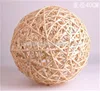 Wood crafts natural rattan decorative ball